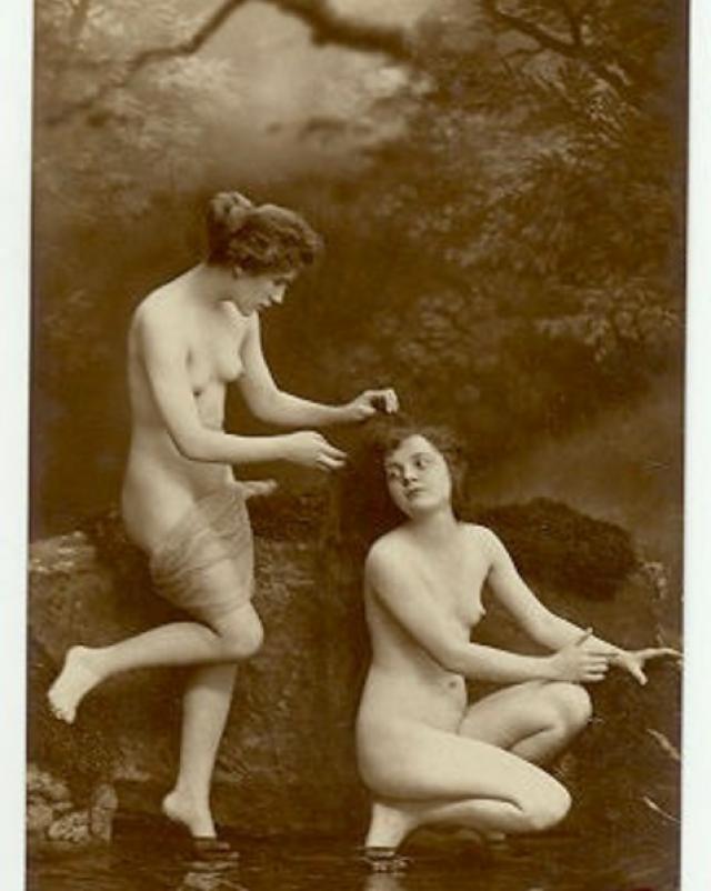 Винтажные эротические снимки с молодыми леди